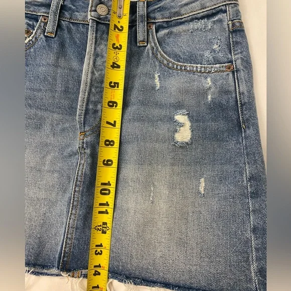 Boyish denim skirt - Picture 4 of 7